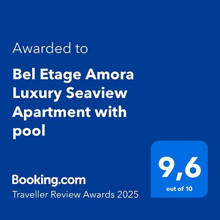 Bel Etage Amora Luxury Seaview With Pool Appartement *