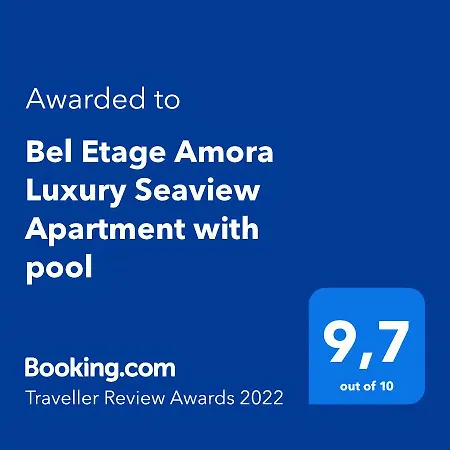 Bel Etage Amora Luxury Seaview With Pool Apartmán